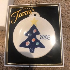 1998 Fiestaware ornament made for Macy’s